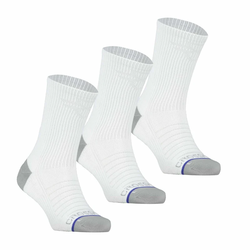 3-pack Hero Pro Men's 10" Crew Socks (White)