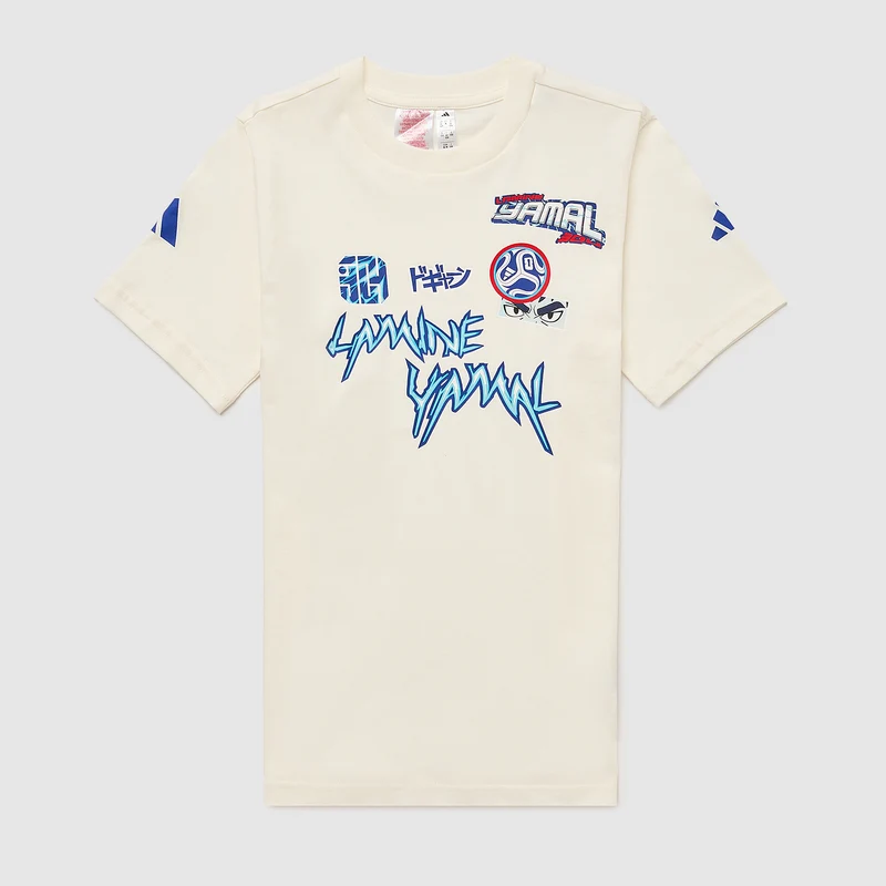 adidas x Lamine Yamal Kids Anime Graphic T-Shirt