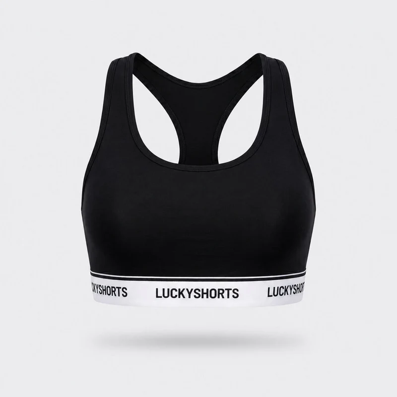 Raceback Bra Black