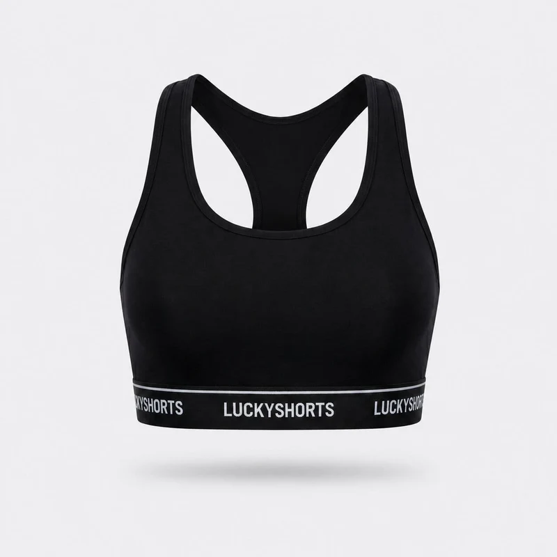 Raceback Bra Black + black waistbaind