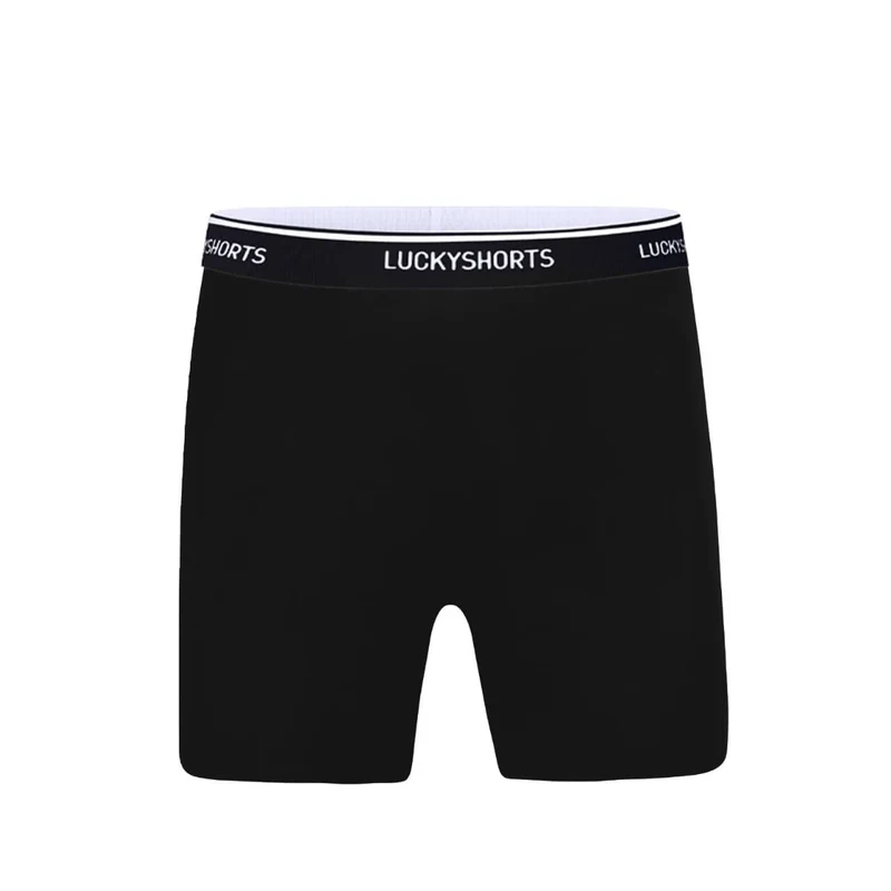 High Waisted Lucky Black + black waistband