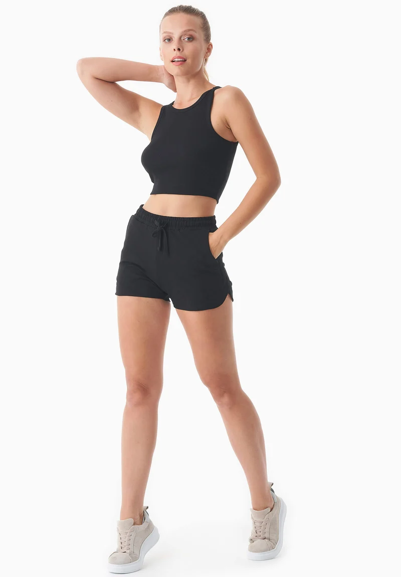 SANNDRA | Leichte Sweatshorts aus Bio-Baumwolle