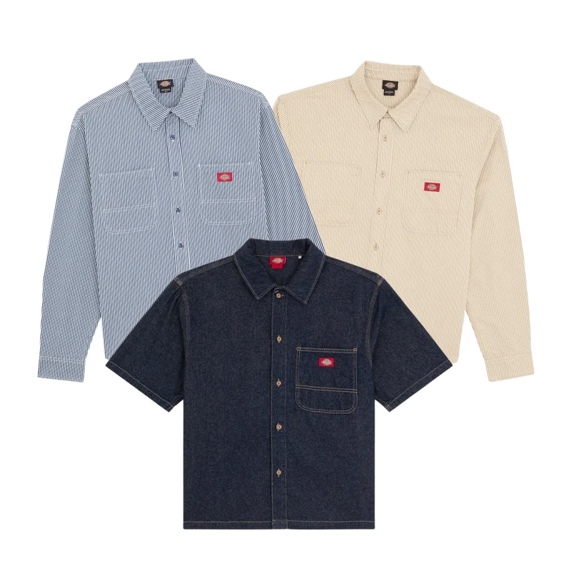 AUTUMN DROP 25x Pièces Chemise Dickies (48H DISPATCH)