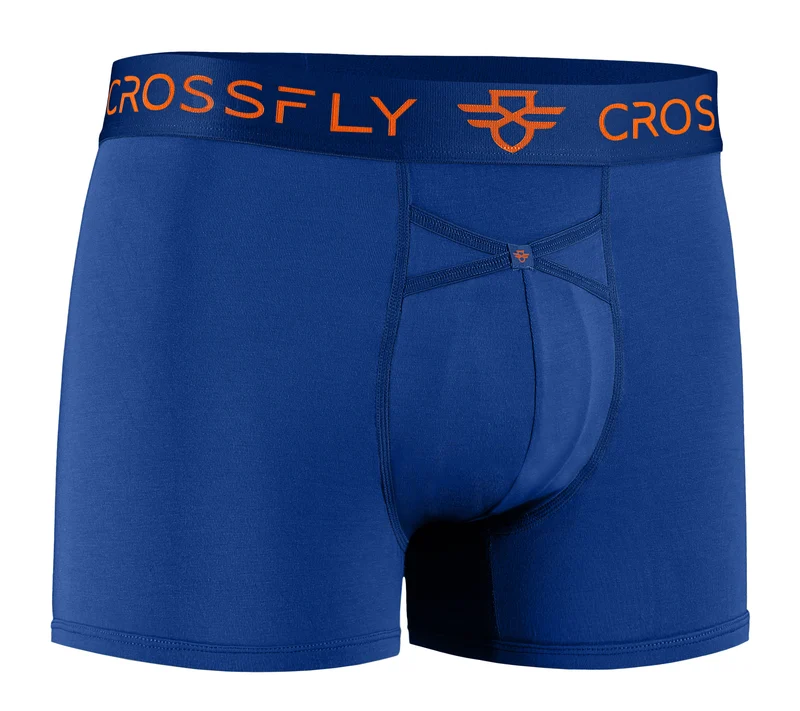 IKON Men's 3" Trunks - Italia Blue Orange