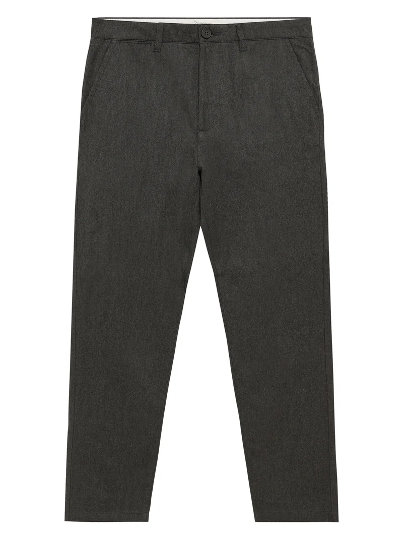 Chuck Regular Flannel Herringbone Chino dark grey melange