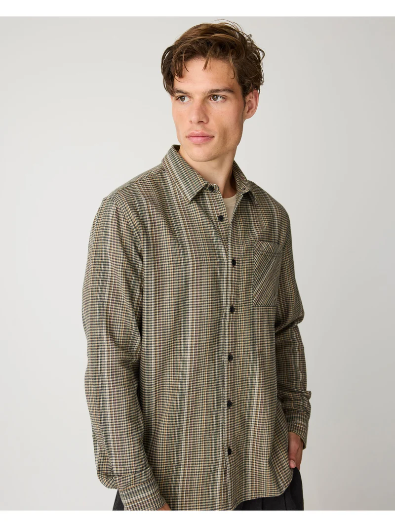 Regular Check Shirt multi check