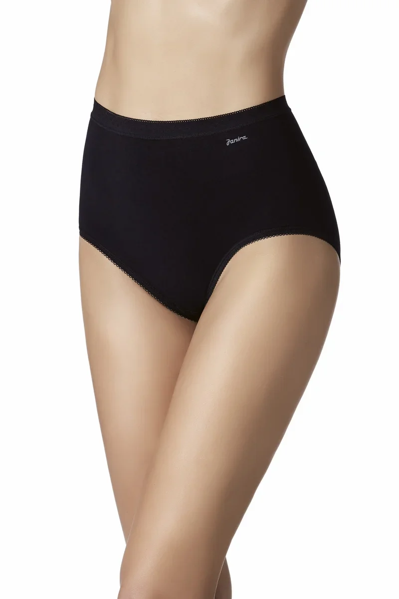 Janira - Esencial Full Brief 3er-Pack Schwarz