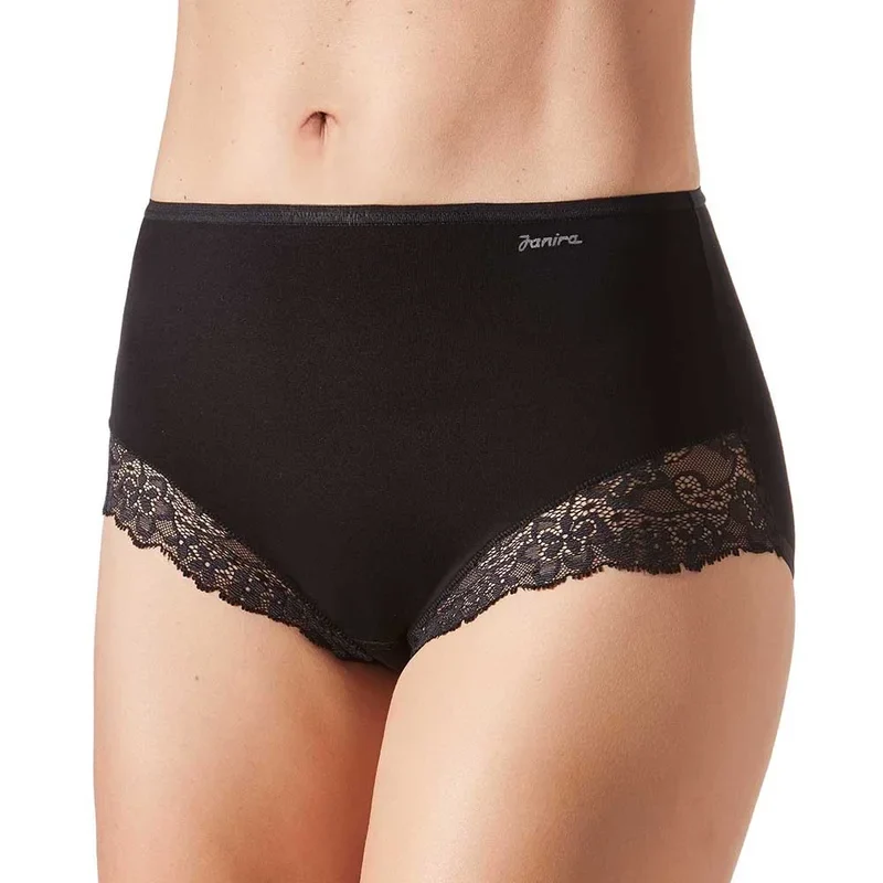 Janira - Esencial Full Brief 2er-Pack Schwarz