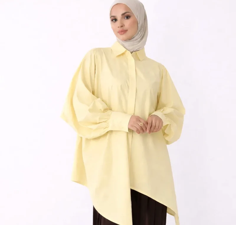 Oversize Baumwoll-Tunika „Layali“ – 100% Baumwolle🌿