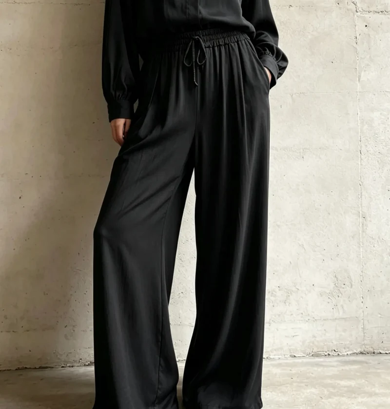 Lyocell Palazzo Hose – 100% Lyocell (Tencel)