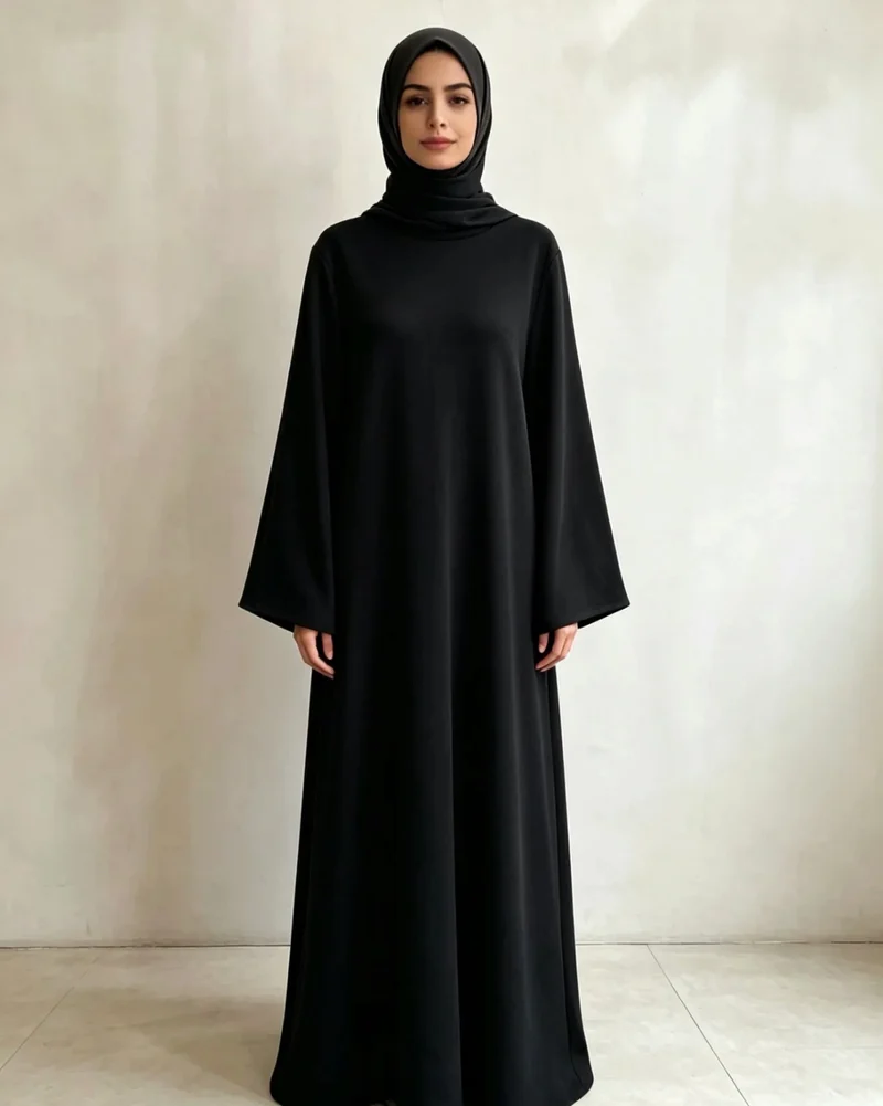 Maxi Abaya mit Seitentasche – 140 cm