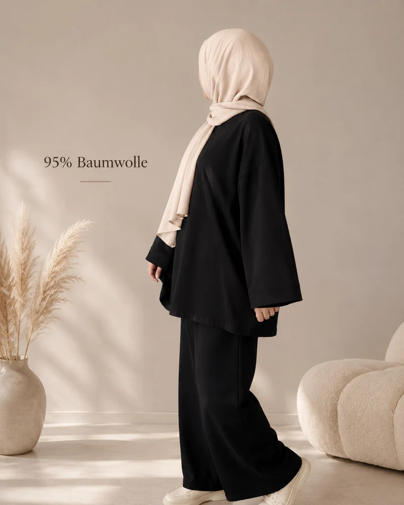 Oversize-Oberteil Liyana – 95 % Baumwolle