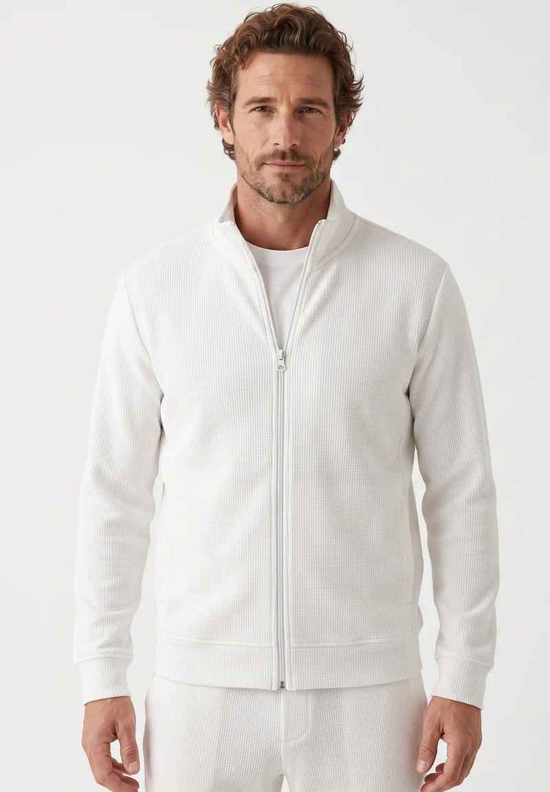 JORRIN | Waffel-Jacke aus Bio-Baumwolle & recyceltem Polyester