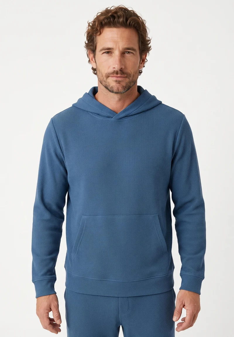 HECTORR | Waffel Hoodie aus Bio-Baumwolle & recyceltem Polyester