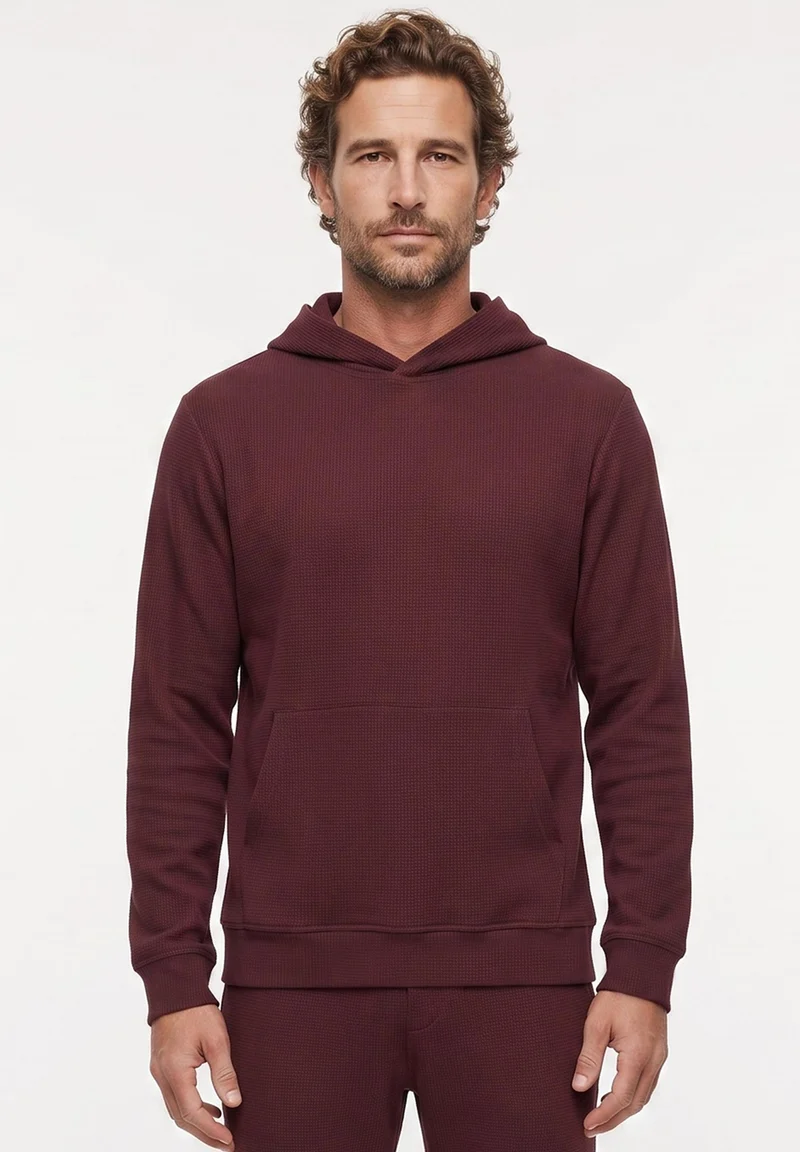 HECTORR | Waffel Hoodie aus Bio-Baumwolle & recyceltem Polyester