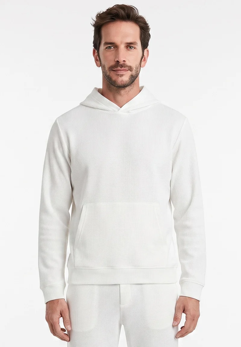 HECTORR | Waffel Hoodie aus Bio-Baumwolle & recyceltem Polyester