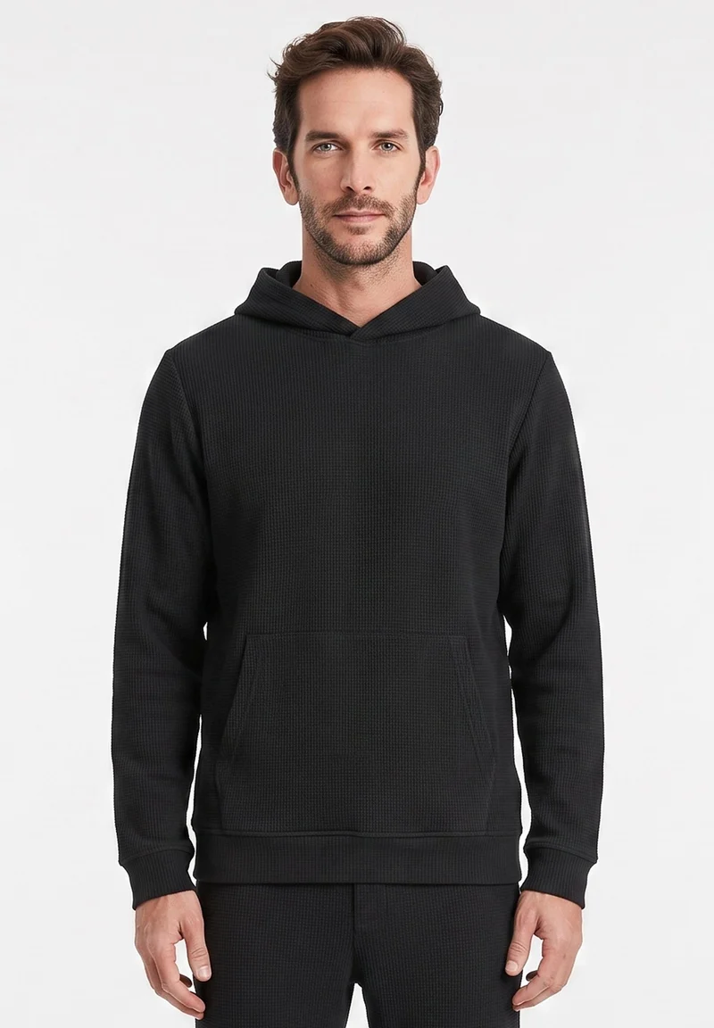 HECTORR | Waffel Hoodie aus Bio-Baumwolle & recyceltem Polyester