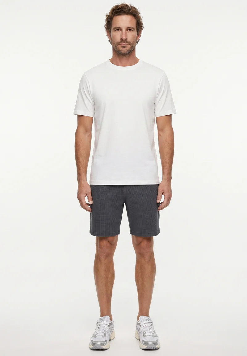STEVVEN | Waffel-Shorts aus Bio-Baumwolle & recyceltem Polyester