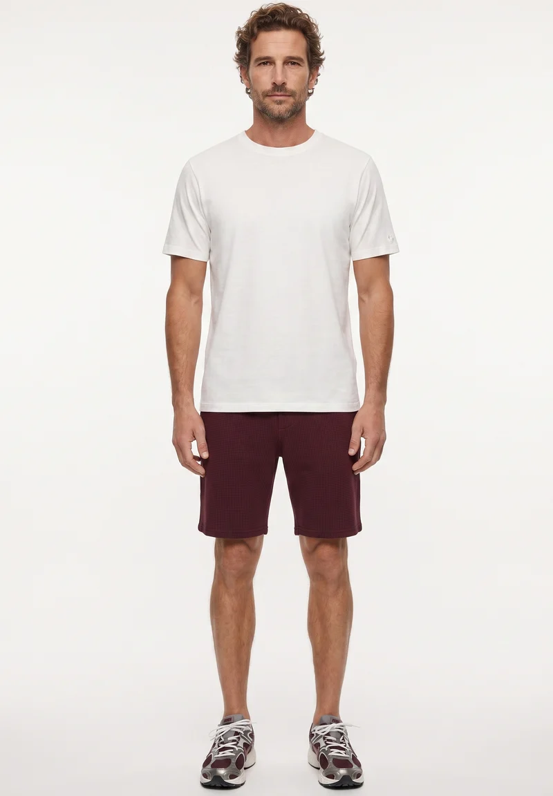 STEVVEN | Waffel-Shorts aus Bio-Baumwolle & recyceltem Polyester