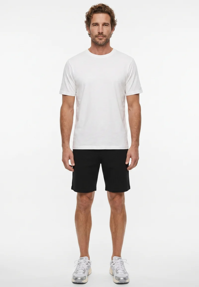 STEVVEN | Waffel-Shorts aus Bio-Baumwolle & recyceltem Polyester