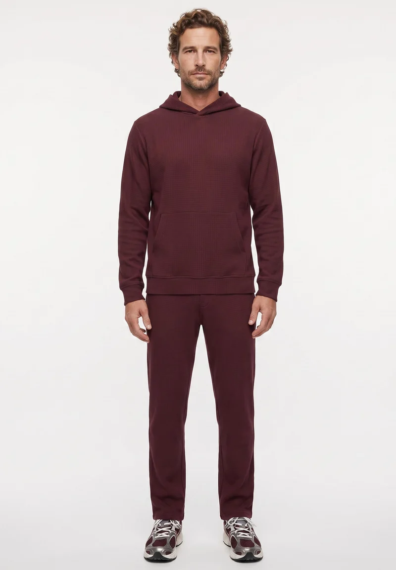 POZZAN | Waffel Jogginghose aus Bio-Baumwolle & recyceltem Polyester