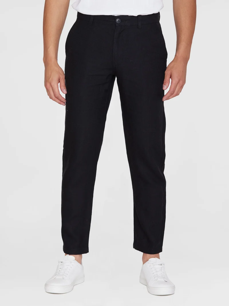 Chuck Regular Linen Pants black jet