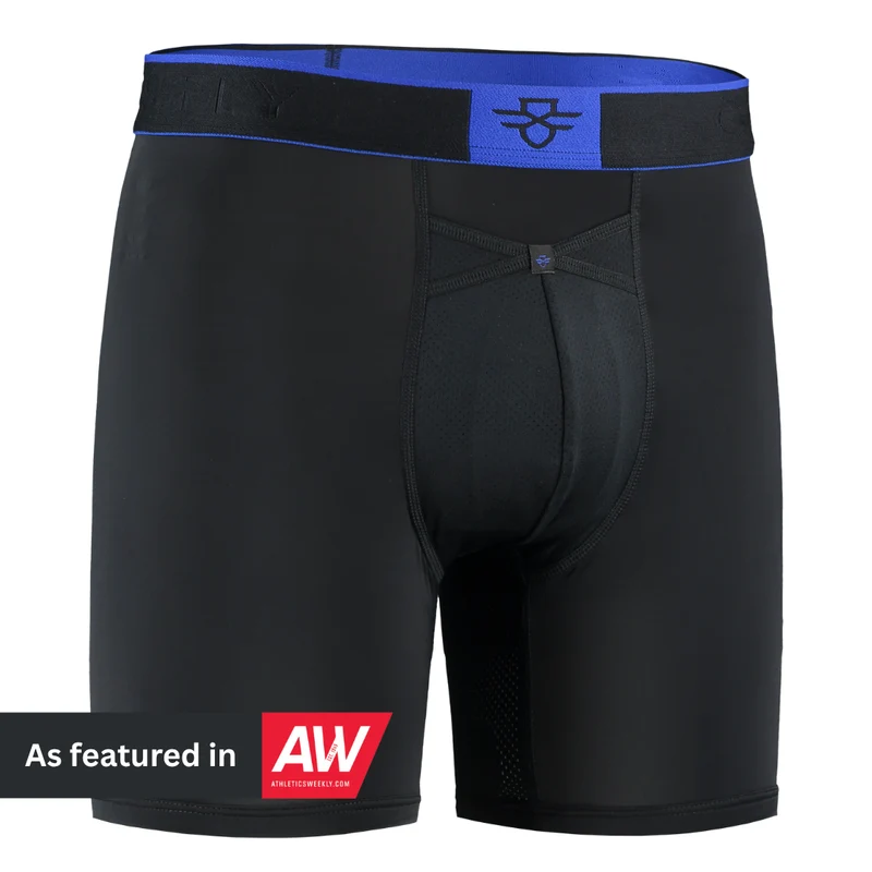 PRO Men's 7" Boxers - Black/Royal Blue
