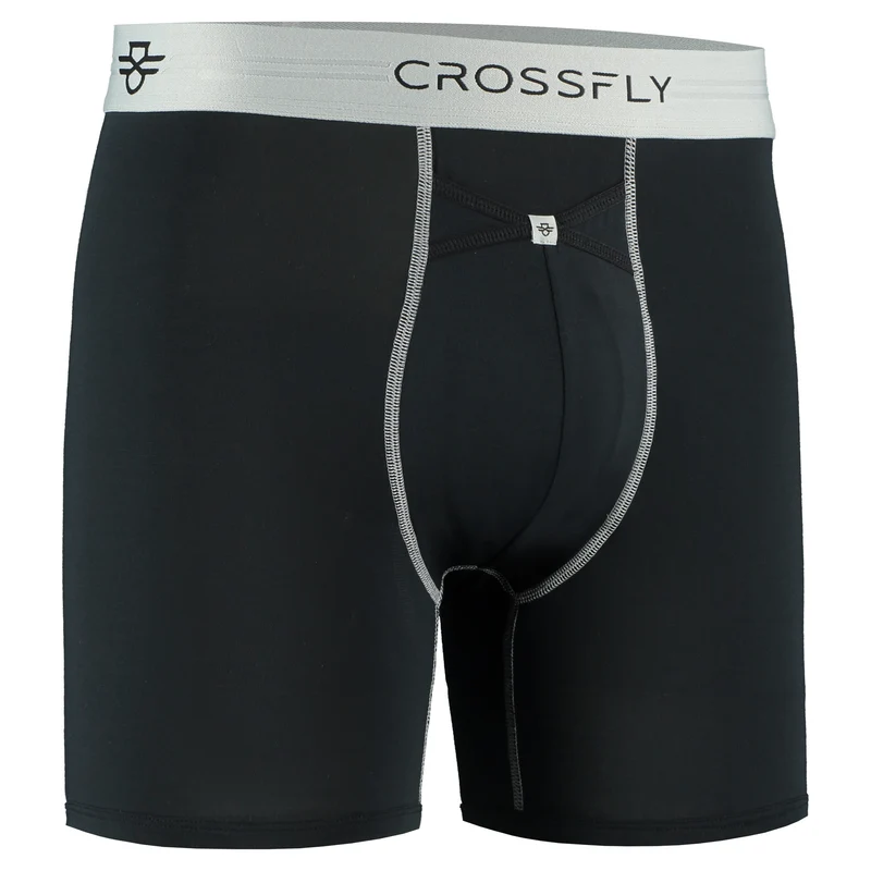 IKON X Men's 6" Boxers - Black/Silver