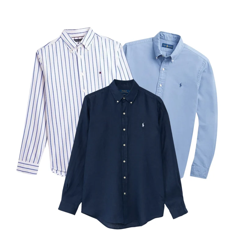 AUTUMN DROP 25x Pieces Chemise Ralph Lauren / Lac / Tommy Hilfiger (48H DISPATCH)