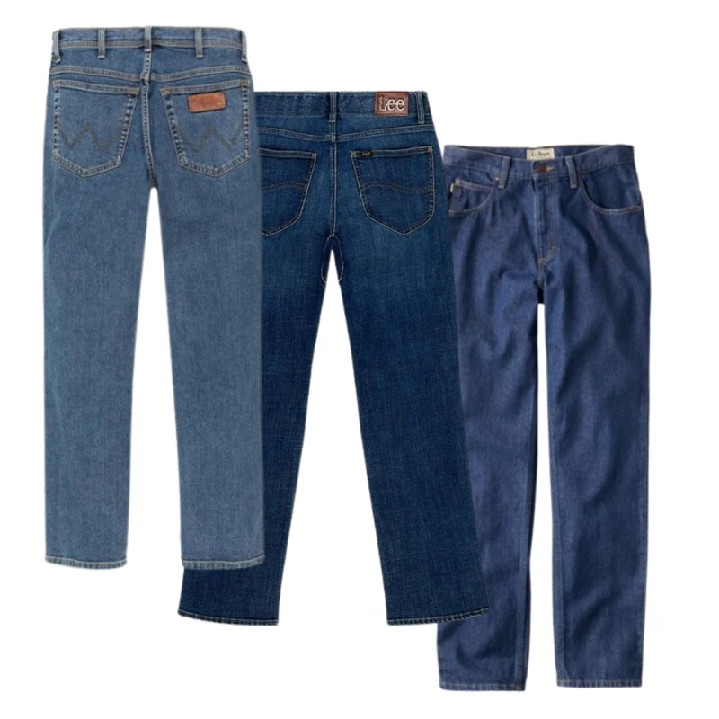 AUTUMN DROP 100x Pièces Jeans Lee/Wrangler (48H DISPATCH)
