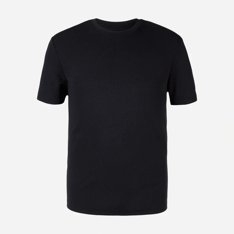 Trainingsshirt Allover Mesh Herren | Schwarz