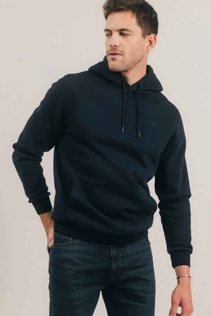 Sweat capuche navy urbain