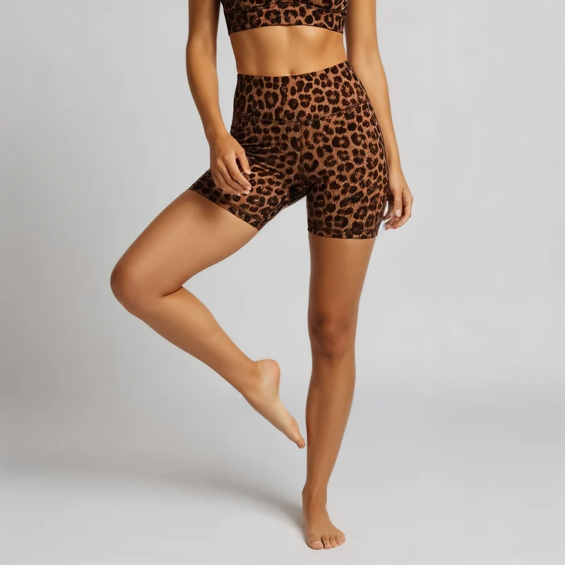 Mallas Cortas Leopardo