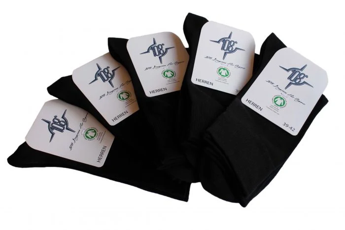 Wochenration Herrensocken aus Biobaumwolle