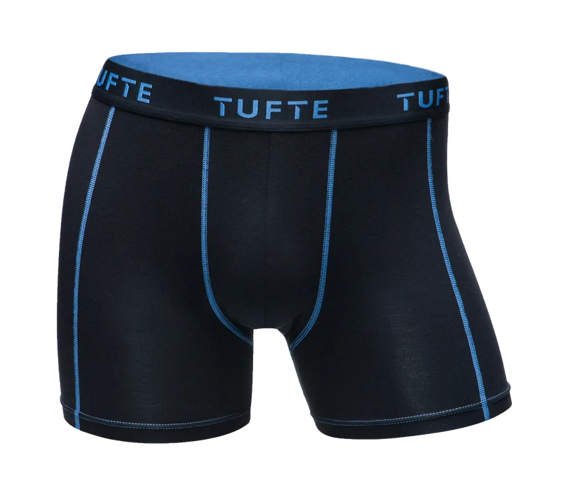SoftBoost Boxer Briefs mit blauen Nähten