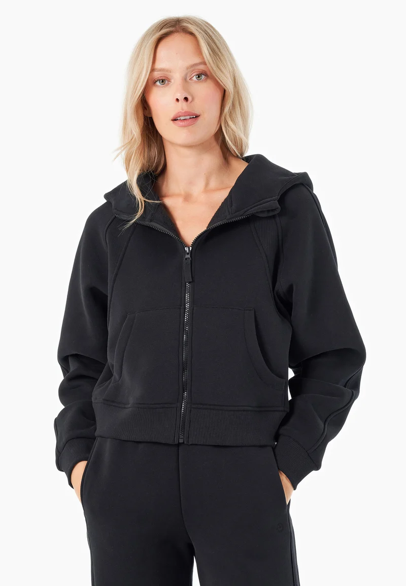 JODDY | Essentials Full Zip-Hoodie aus Bio-Baumwolle und recyceltem Polyester