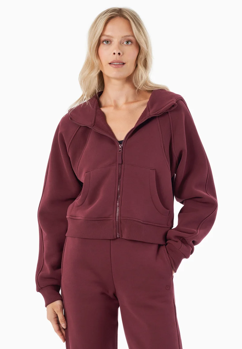 JODDY | Essentials Full Zip-Hoodie aus Bio-Baumwolle und recyceltem Polyester