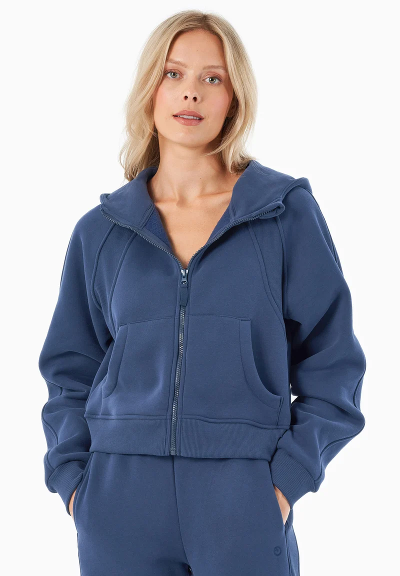 JODDY | Essentials Full Zip-Hoodie aus Bio-Baumwolle und recyceltem Polyester