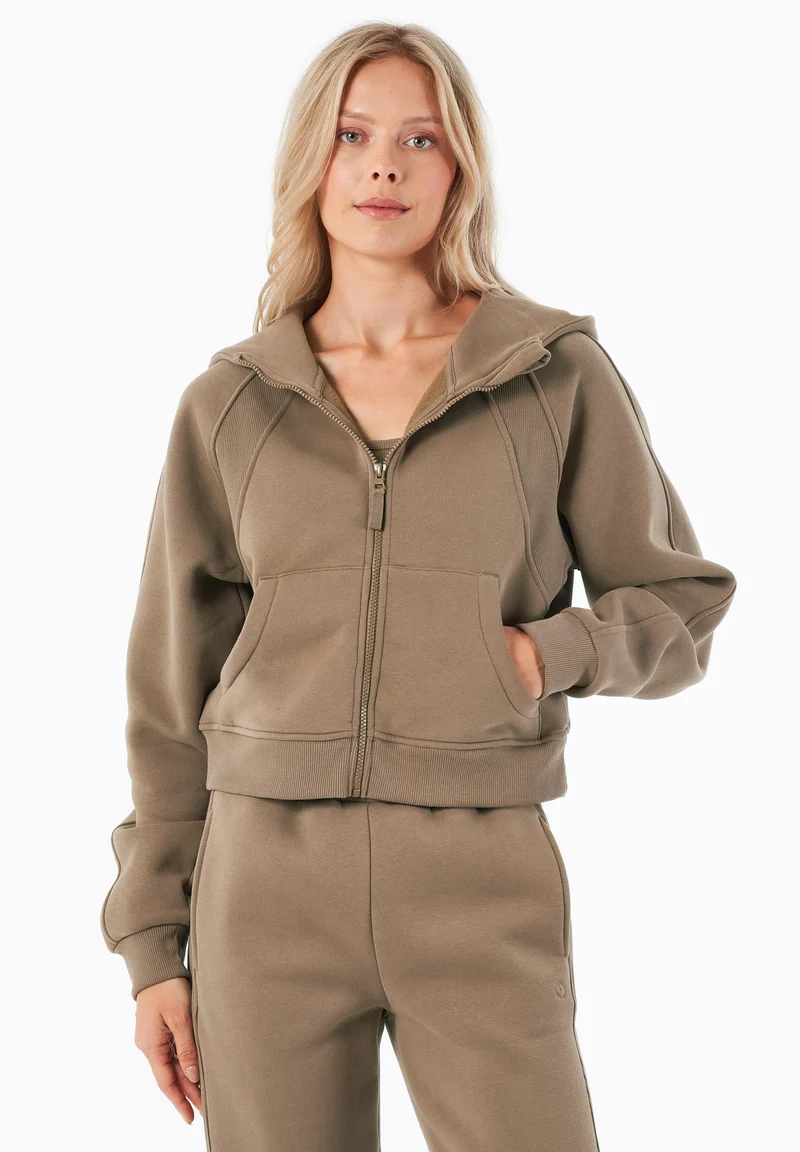 JODDY | Essentials Full Zip-Hoodie aus Bio-Baumwolle und recyceltem Polyester
