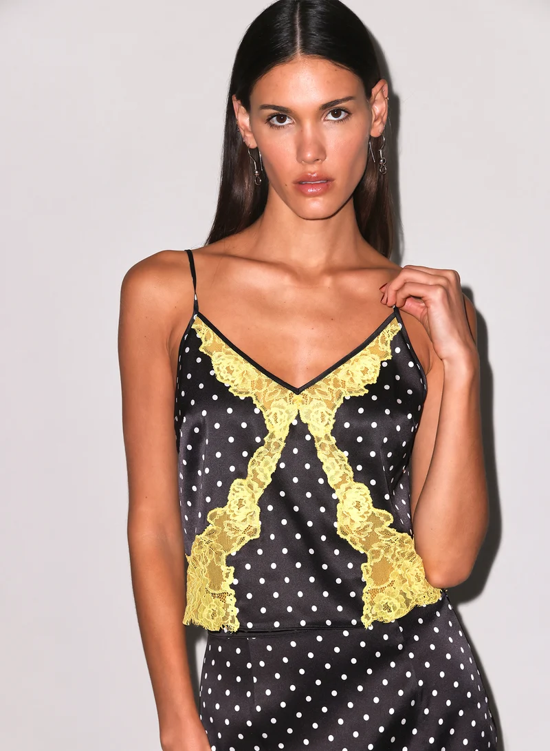 Juliet Lace Silk Cami
