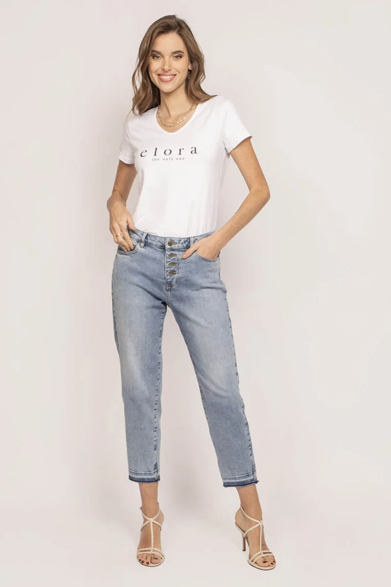Jean slouchy bleu clair