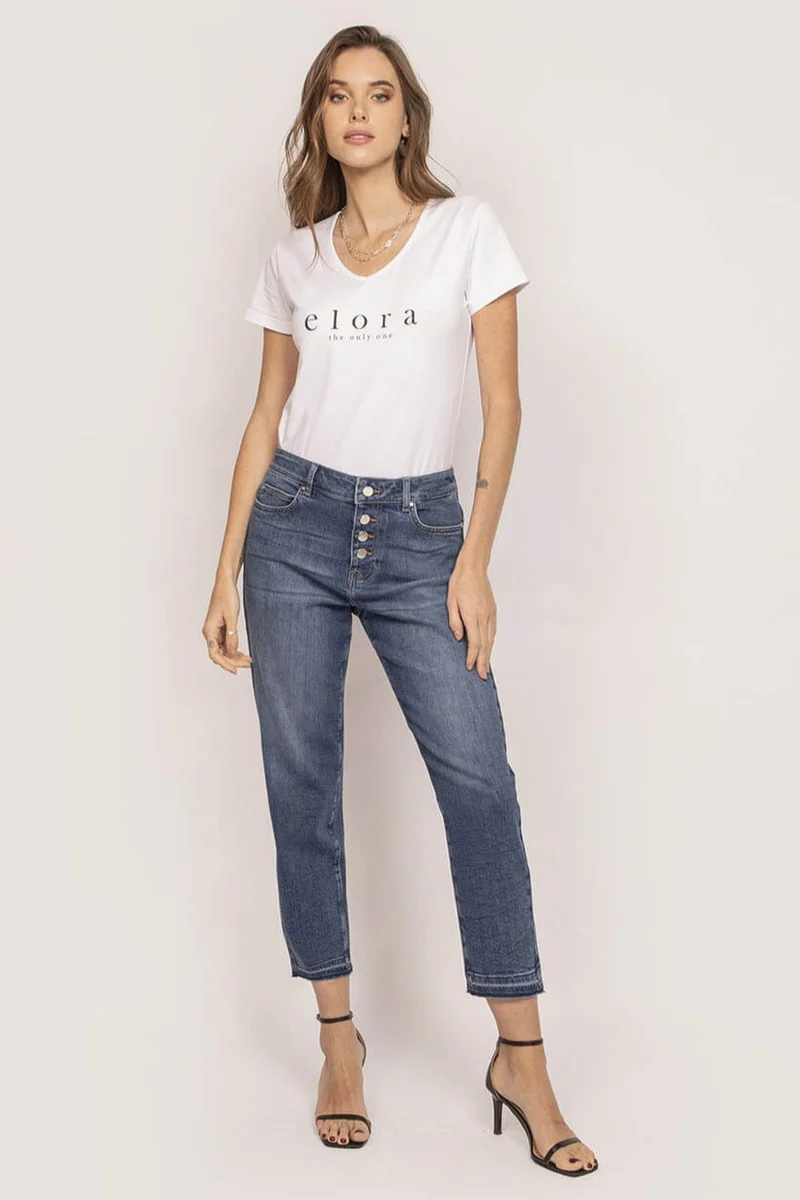 Jean slouchy bleu foncé