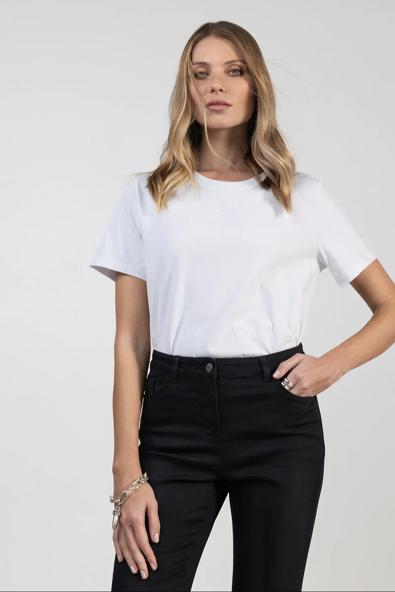 T-shirt coloris blanc