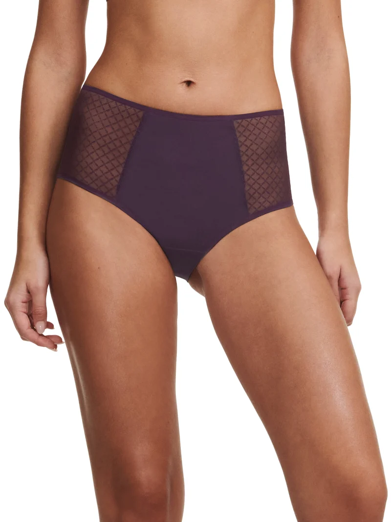 Chantelle Easyfeel - Norah Chic High-Waist Full Brief Aubergine