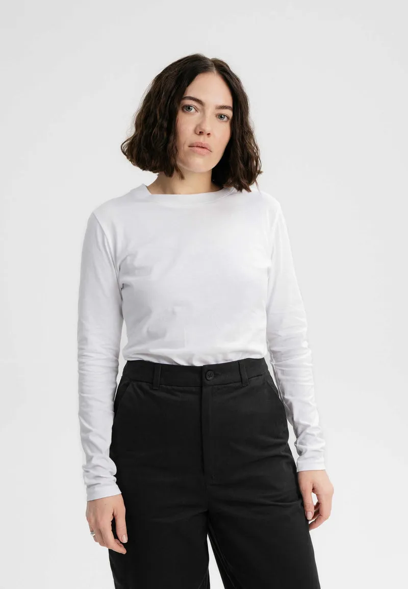 Longsleeve Dhivya weiß