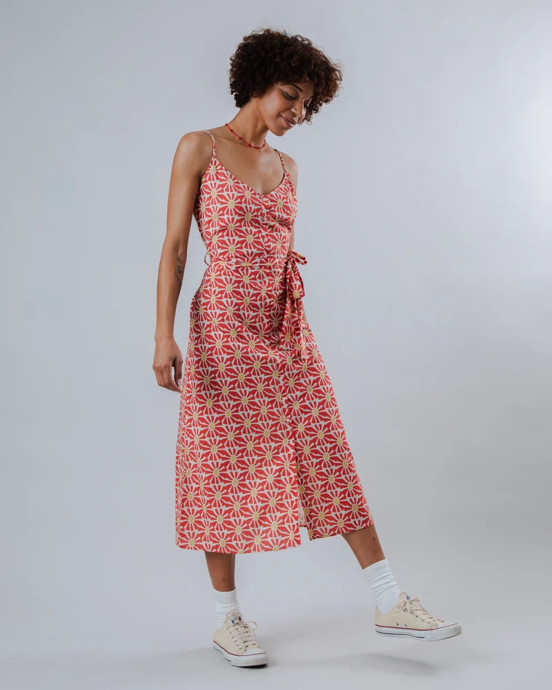Marisol Strap Dress red