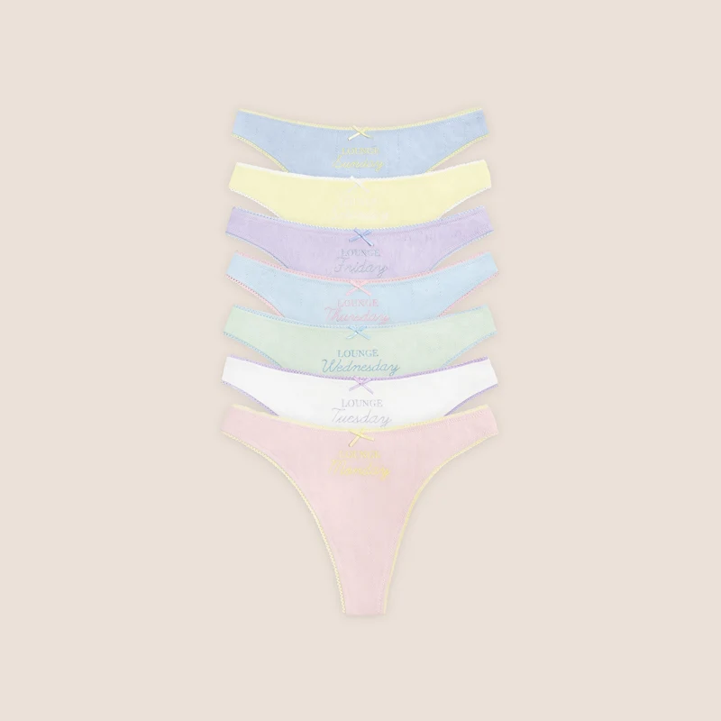 Days of the Week String (7er Paket) - Mehrfarbiges Pastell