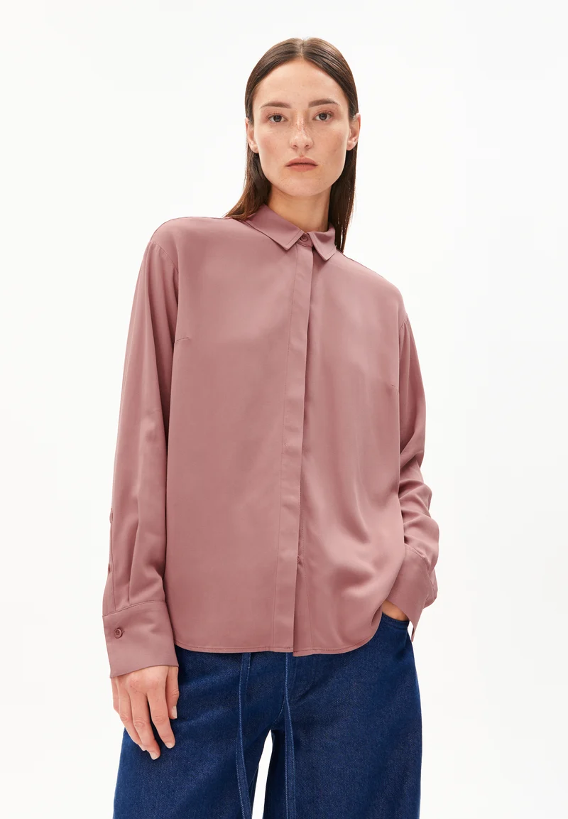 Larisaana Longsleeve Blouse light berry