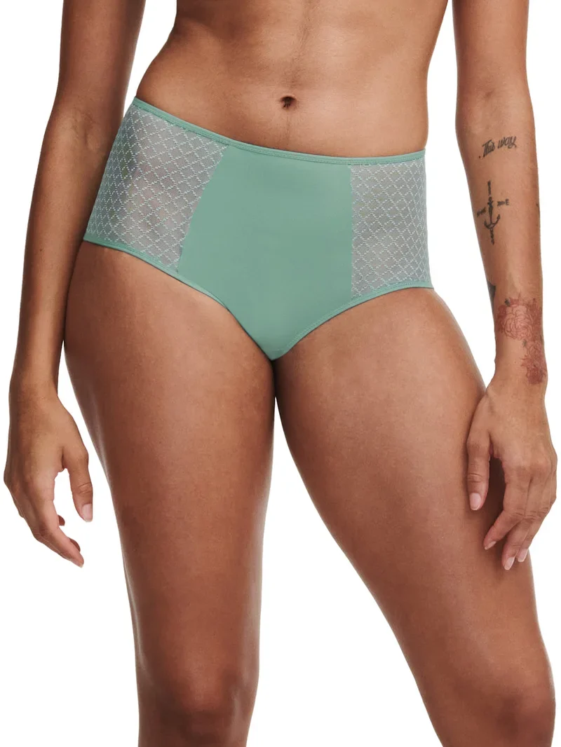 Chantelle Easyfeel – Norah High-Waisted Full Brief Trellis Green