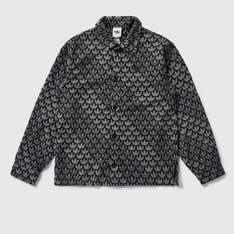 adidas Originals Denim Monogram Print Shirt